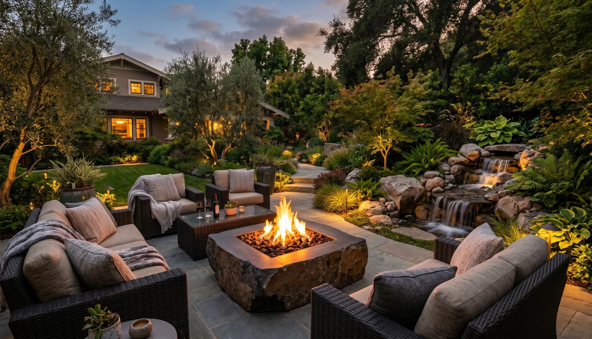Fire Pits & Water Features